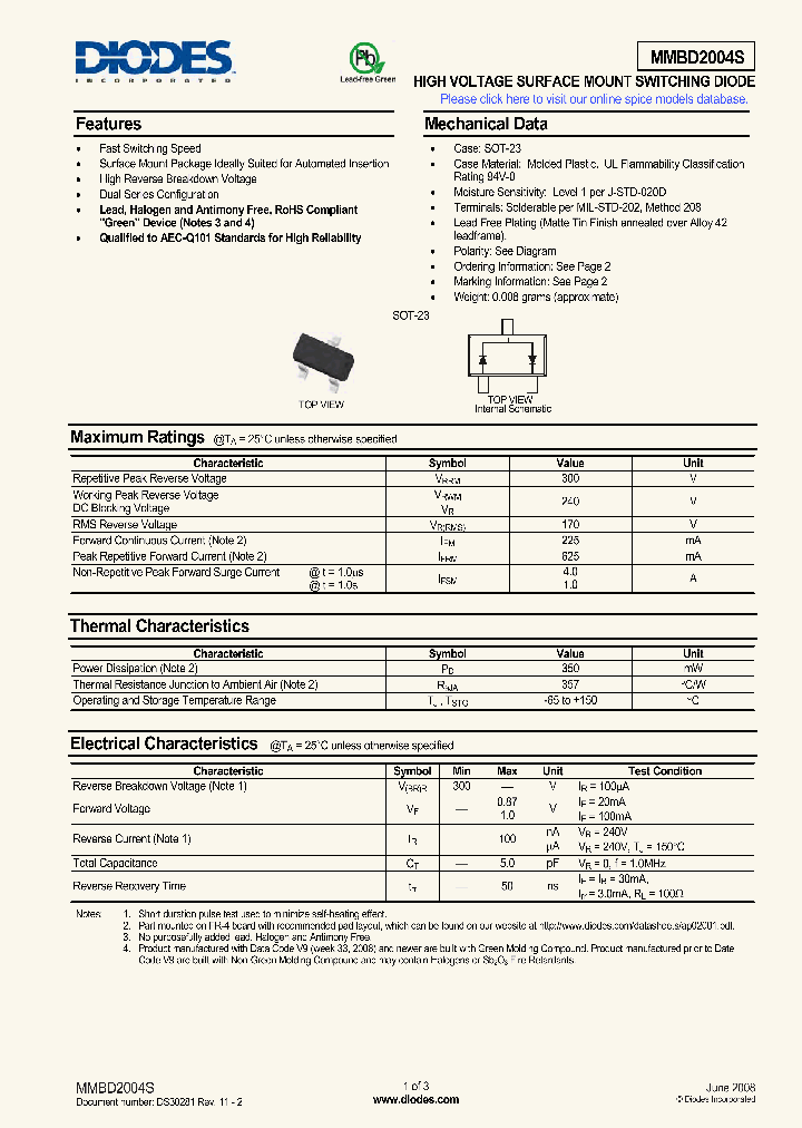 MMBD2004S_4978657.PDF Datasheet
