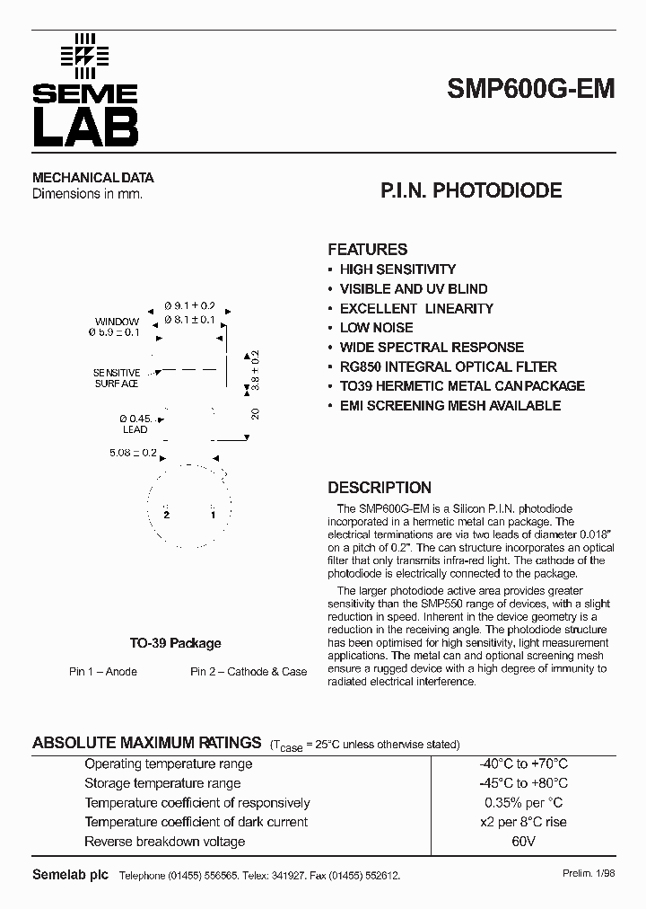 SMP600G-EM_4979302.PDF Datasheet