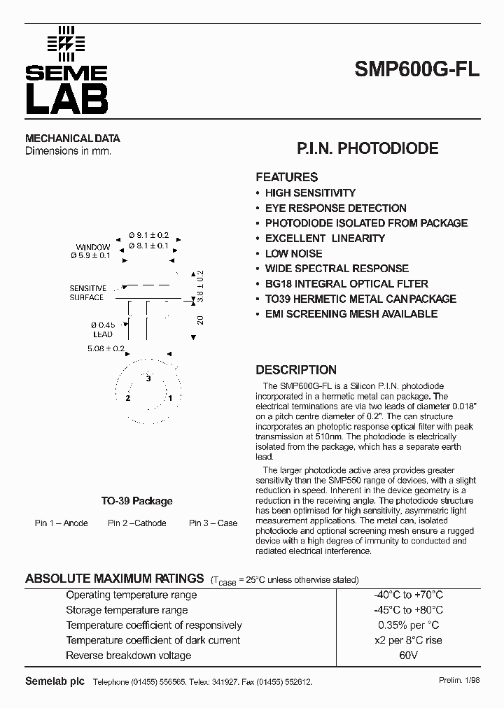 SMP600G-FL_4979306.PDF Datasheet