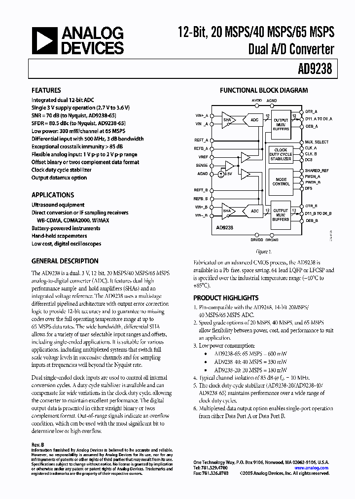 AD9238BSTRL-20_4979562.PDF Datasheet
