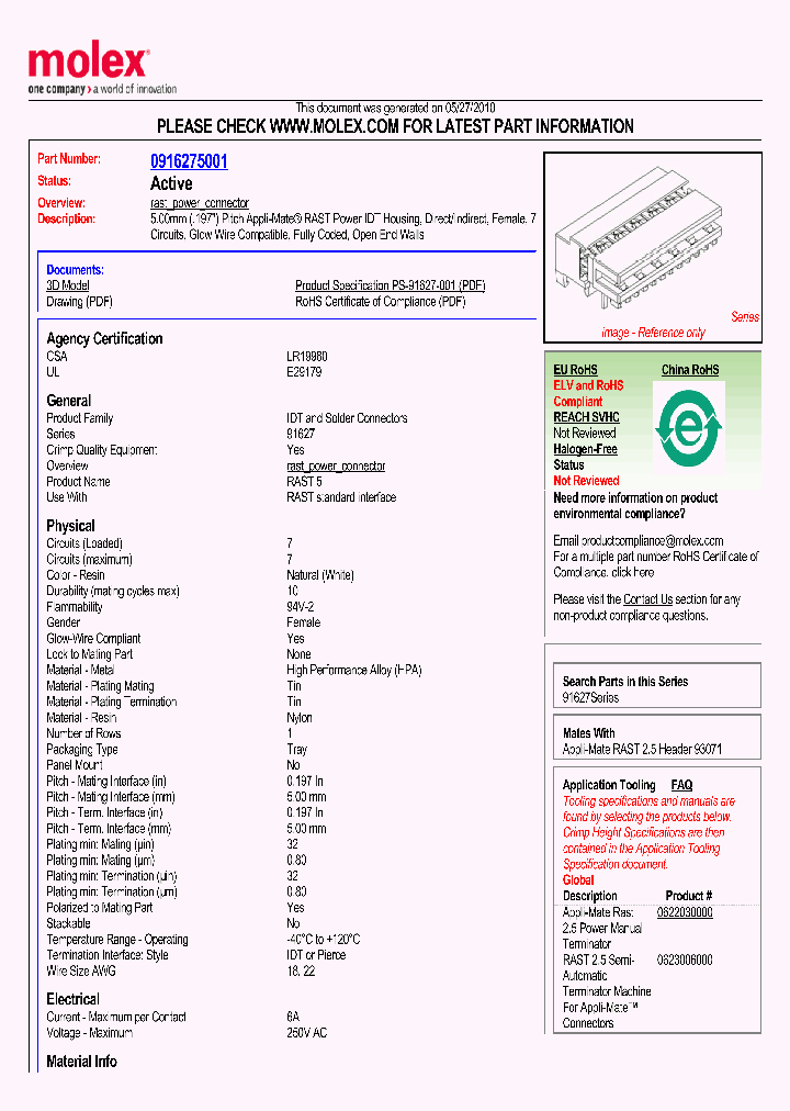 0916275001_4980411.PDF Datasheet