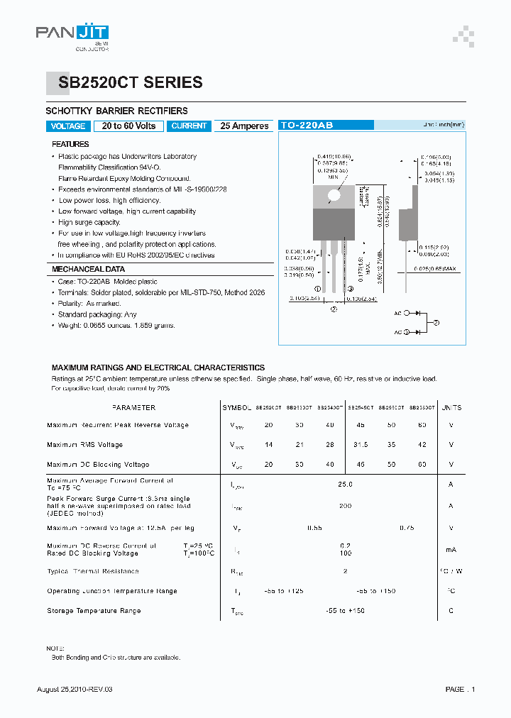 SB2520CT10_4980842.PDF Datasheet