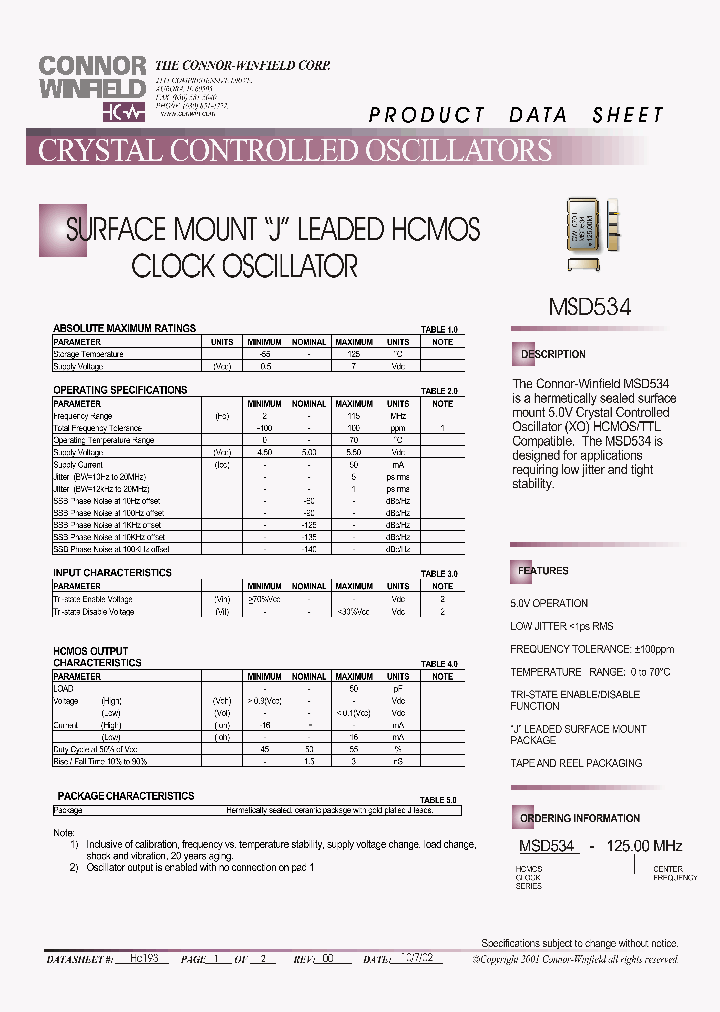 MSD534_4981396.PDF Datasheet