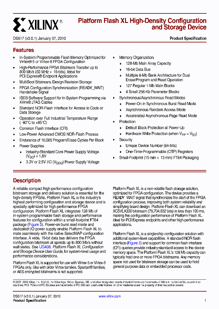 XCF128XFTG64C_4981732.PDF Datasheet