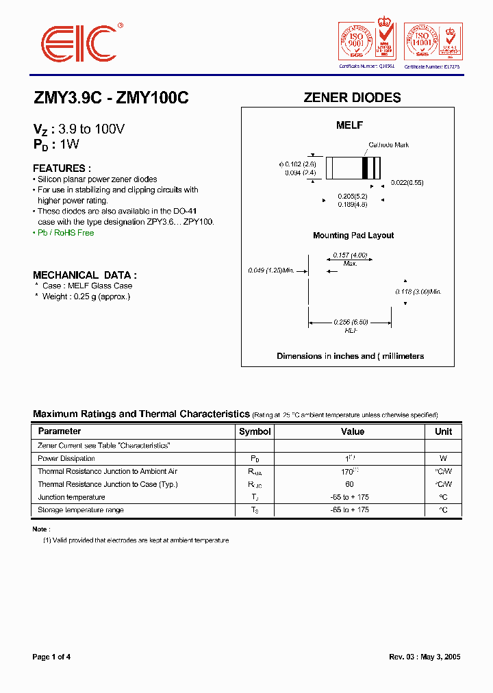 ZMY20C_4982114.PDF Datasheet