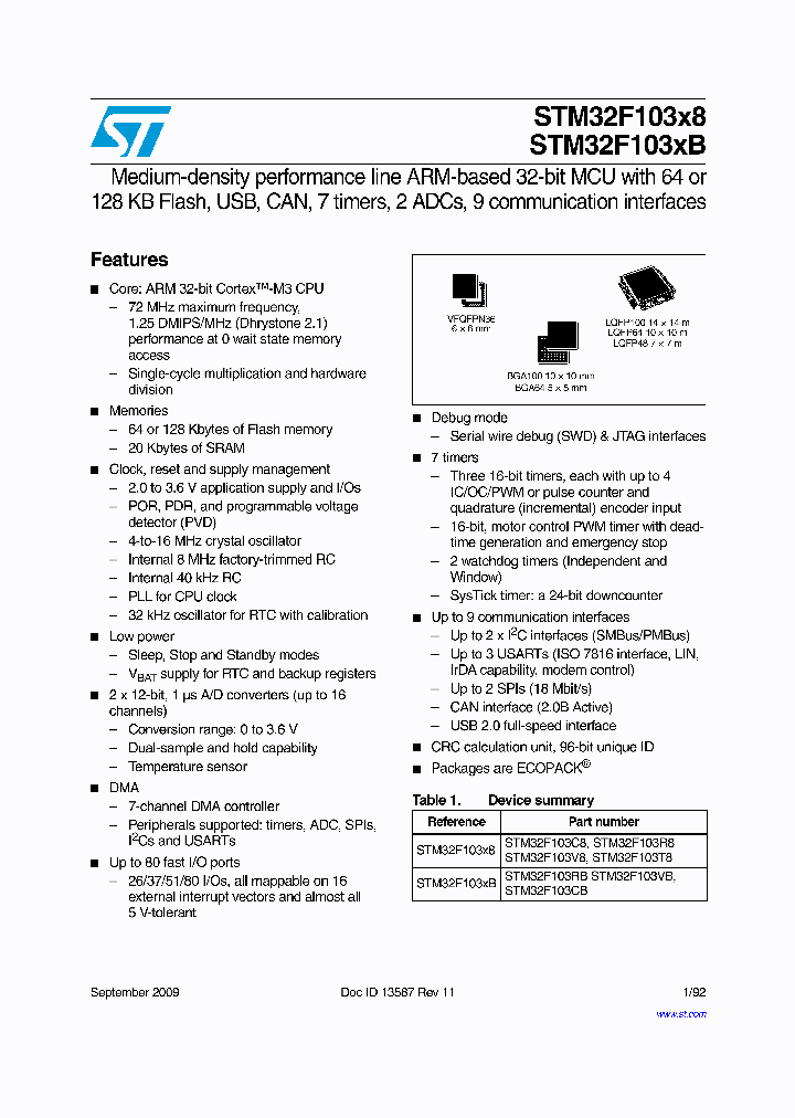 STM32F103V8_4986020.PDF Datasheet
