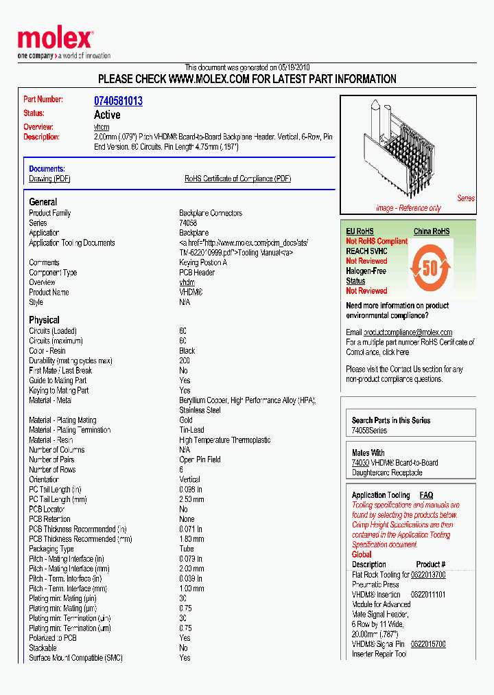 0740581013_4987013.PDF Datasheet