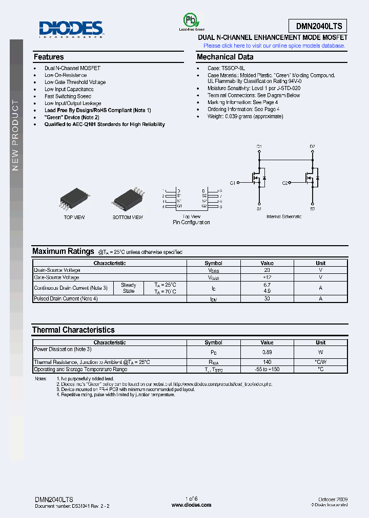 DMN2040LTS_4987465.PDF Datasheet