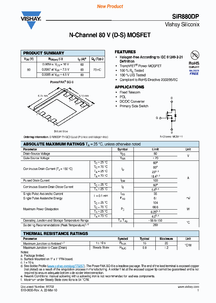 SIR880DP_4988130.PDF Datasheet