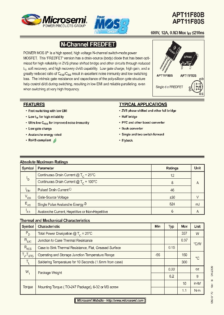 APT11F80B_4991358.PDF Datasheet