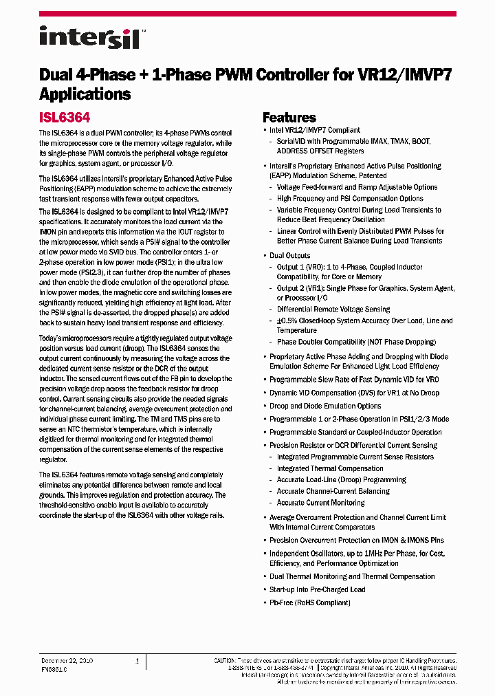 ISL6364_4992728.PDF Datasheet