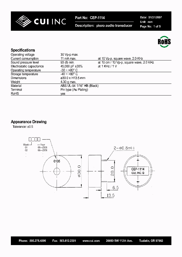 CEP-1114_4993110.PDF Datasheet