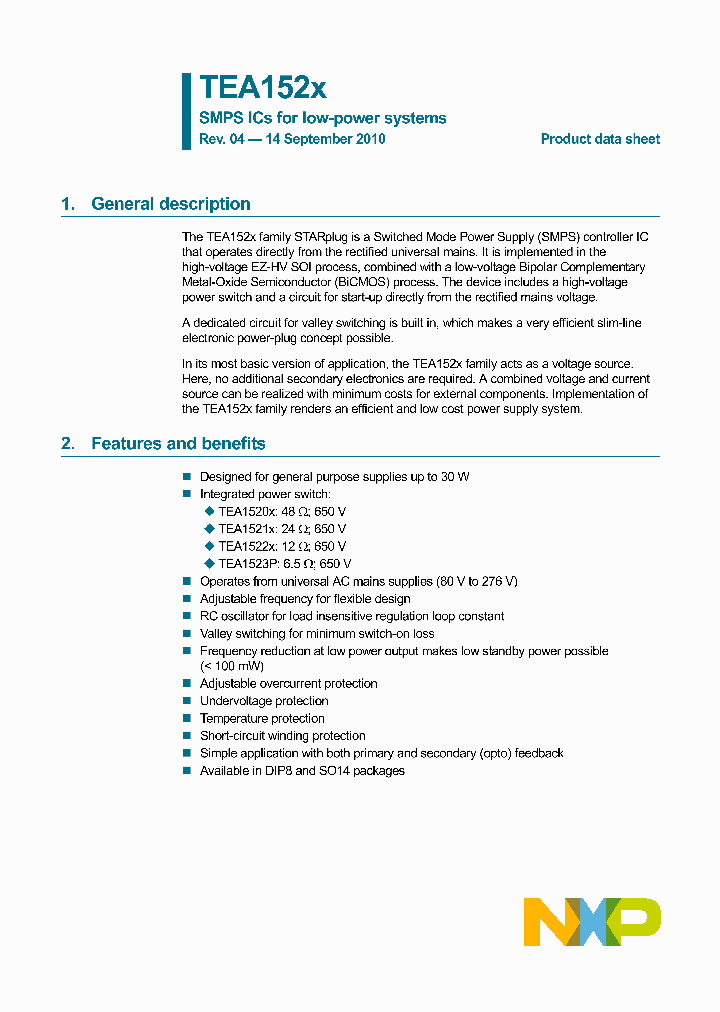 TEA152X10_4994698.PDF Datasheet