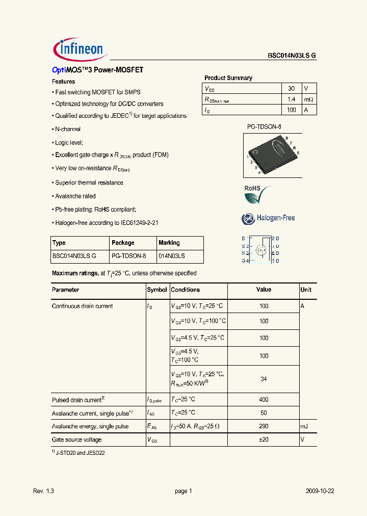 BSC014N03LSG_4996099.PDF Datasheet