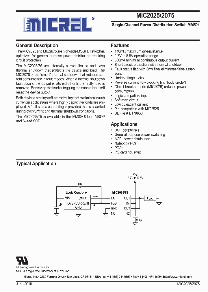 MIC2075-1YM_4996680.PDF Datasheet