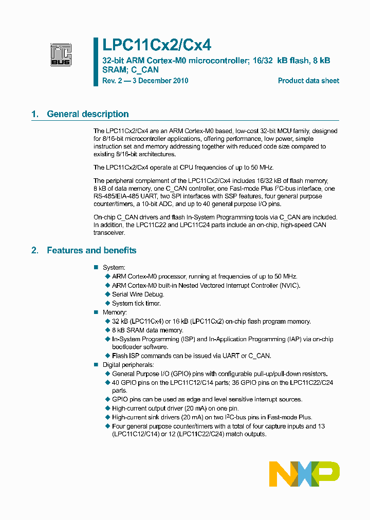 LPC11CX4_4996828.PDF Datasheet