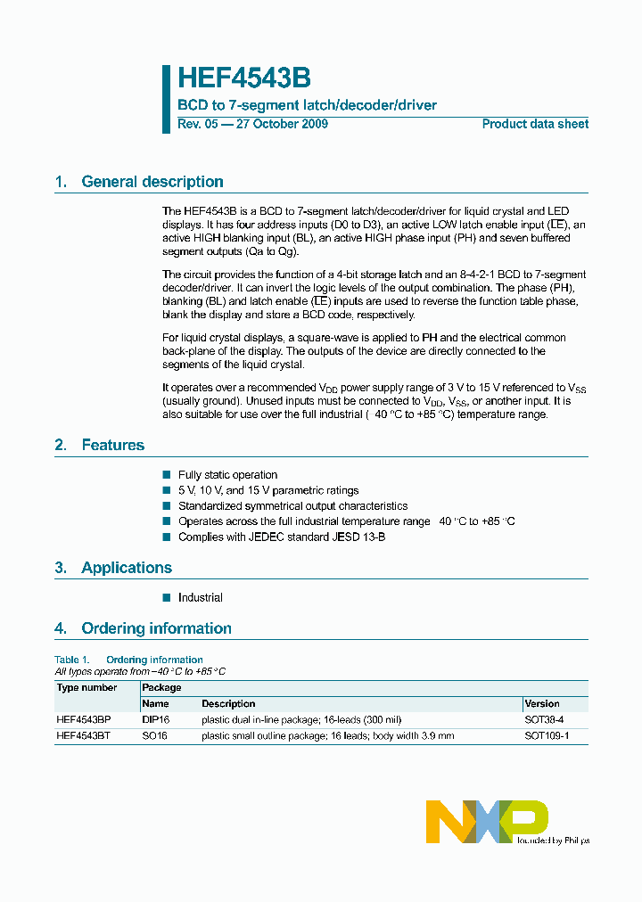 HEF4543BP_4996876.PDF Datasheet