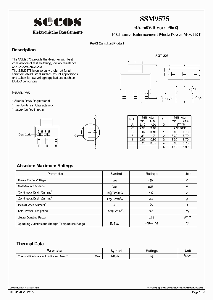 SSM9575_4998393.PDF Datasheet