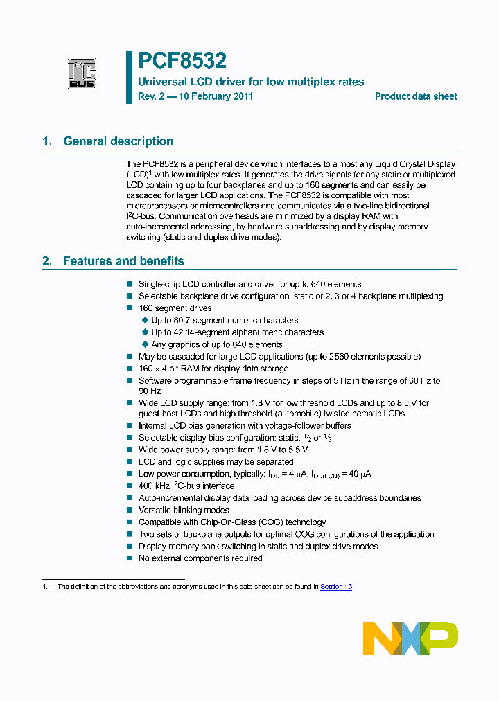 PCF8532U2DA1_4999009.PDF Datasheet