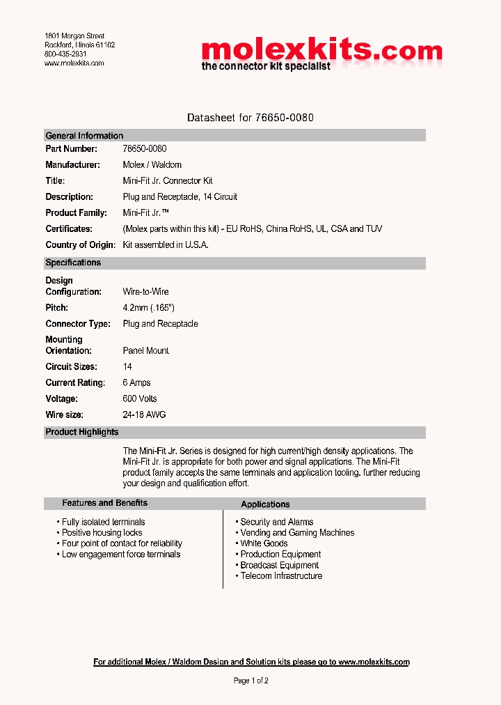39-00-0041_4999329.PDF Datasheet
