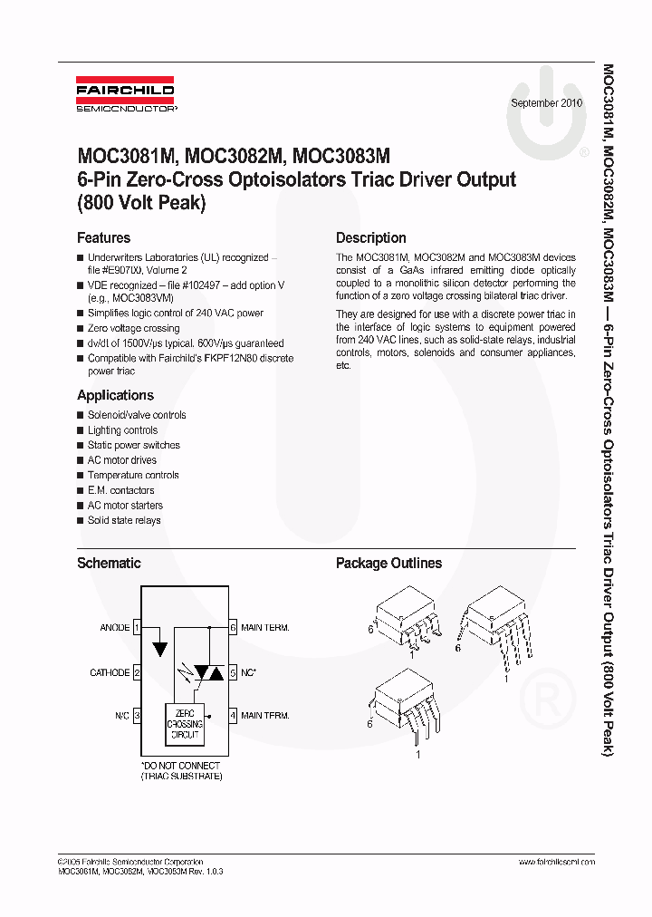 MOC3081M_4999963.PDF Datasheet