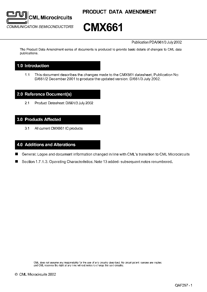 CMX661_5000257.PDF Datasheet