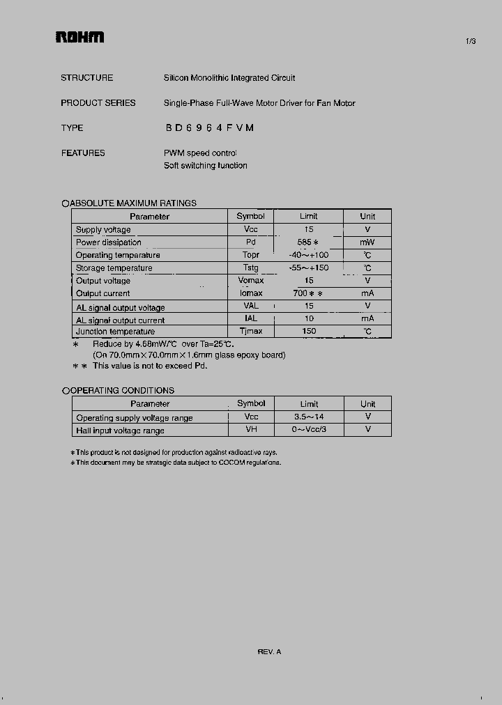 BD6964FVM_5001186.PDF Datasheet