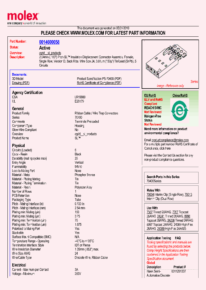 0014600058_5002708.PDF Datasheet