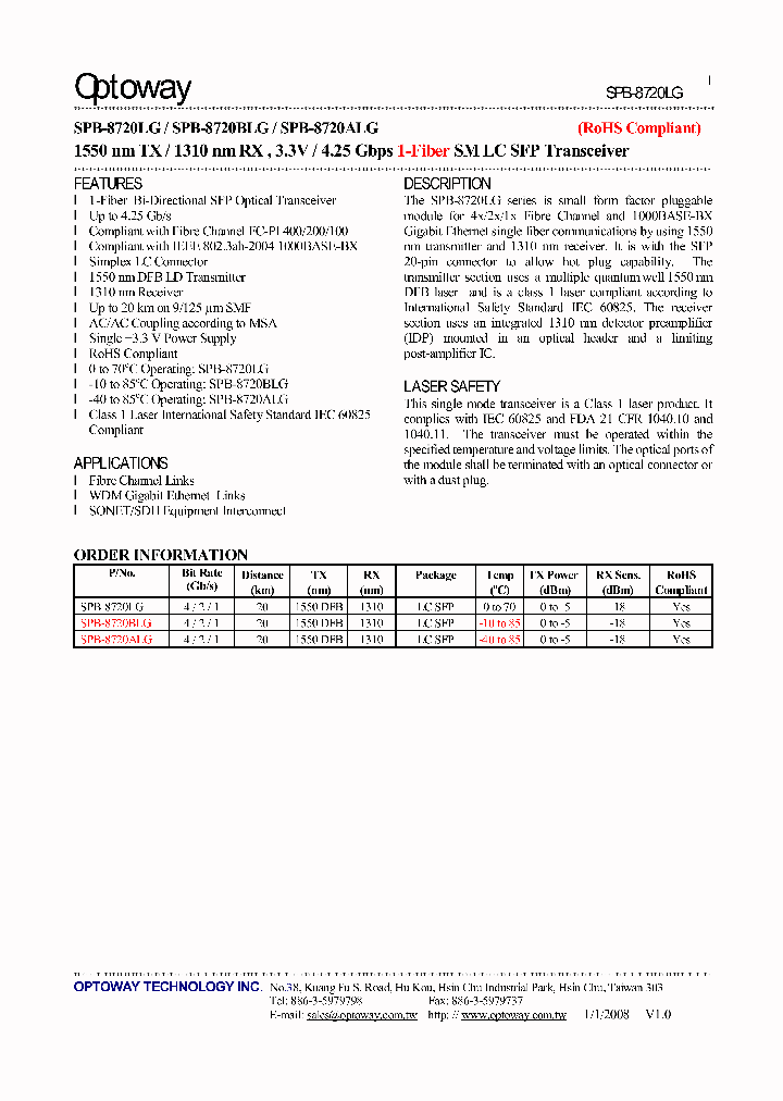 SPB-8720ALG_5002773.PDF Datasheet