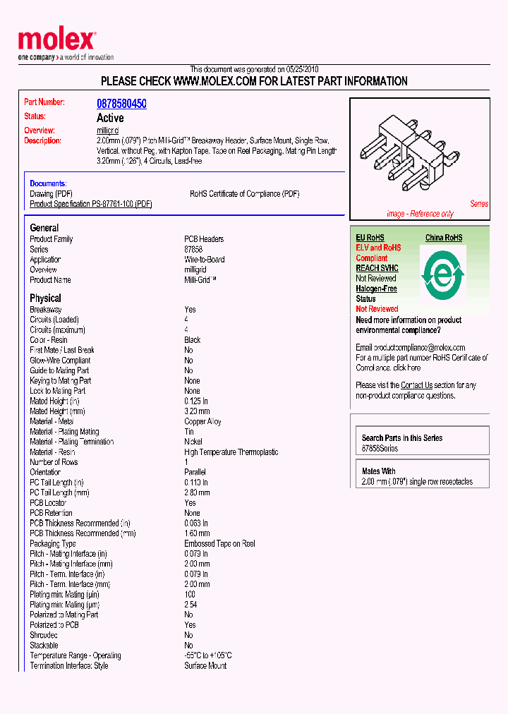 0878580450_5003998.PDF Datasheet