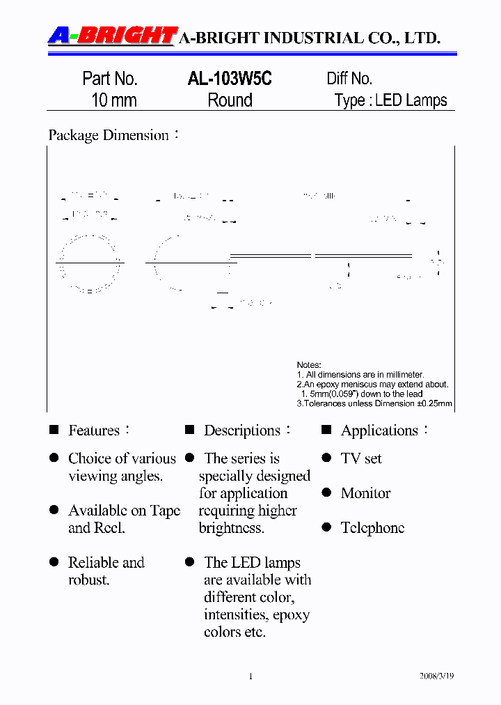 AL-103W5C08_5005384.PDF Datasheet