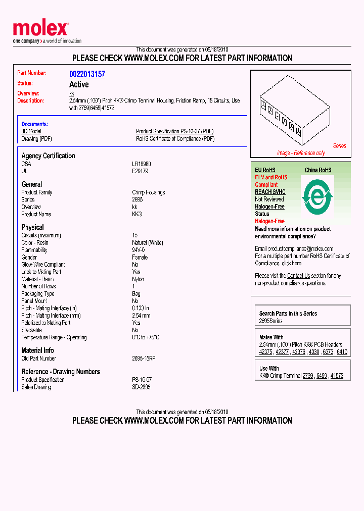 0022013157_5005418.PDF Datasheet