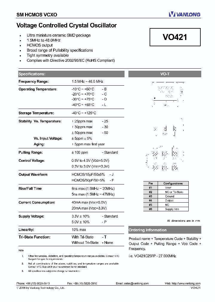VO421_5009734.PDF Datasheet