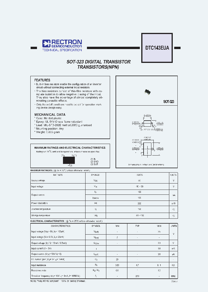 DTC143EUA_5009813.PDF Datasheet