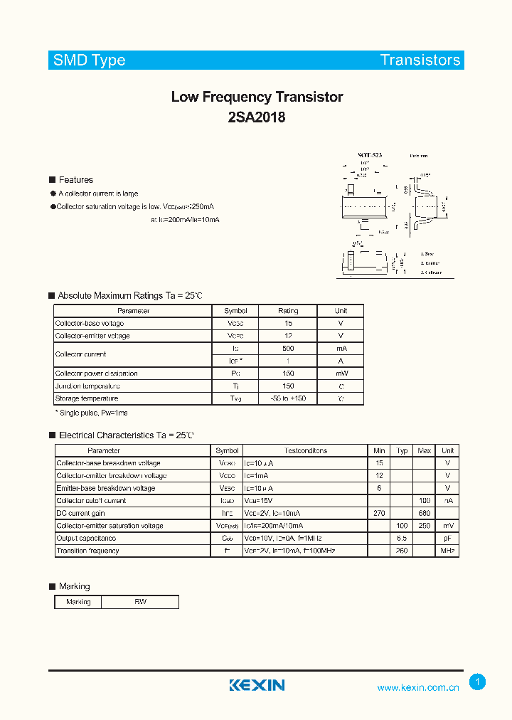2SA2018_5009817.PDF Datasheet