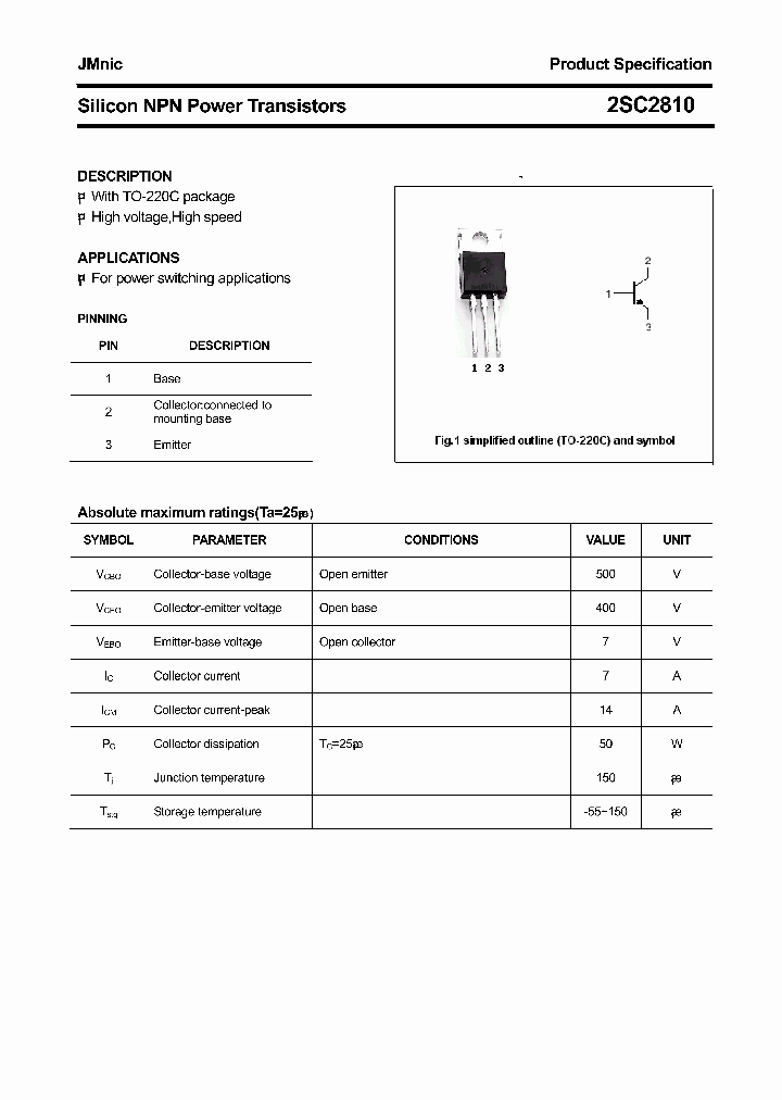 2SC2810_5009980.PDF Datasheet