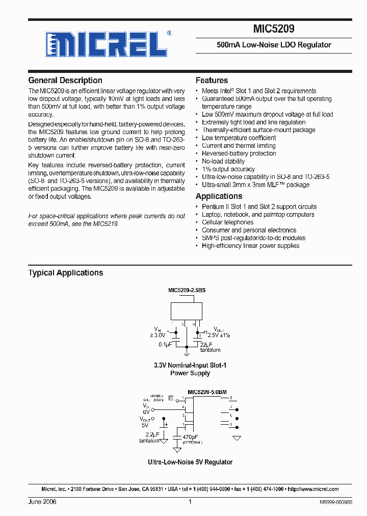 MIC5209-25YM_5010078.PDF Datasheet