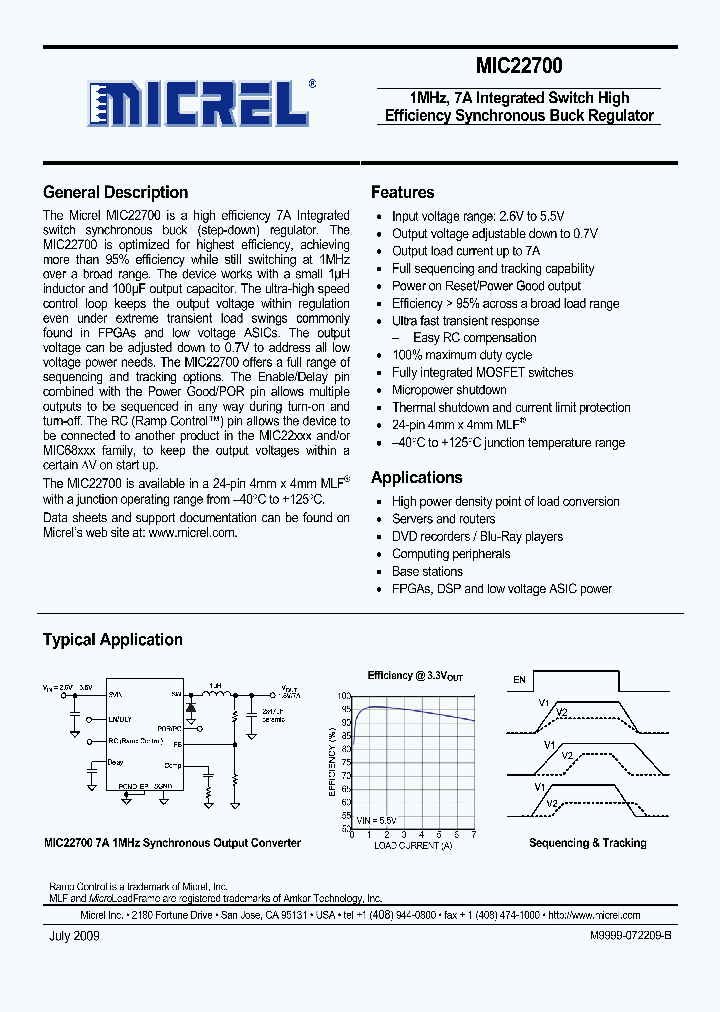 MIC22700_5011105.PDF Datasheet