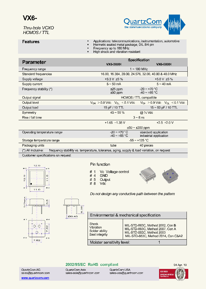 VX6_5011336.PDF Datasheet