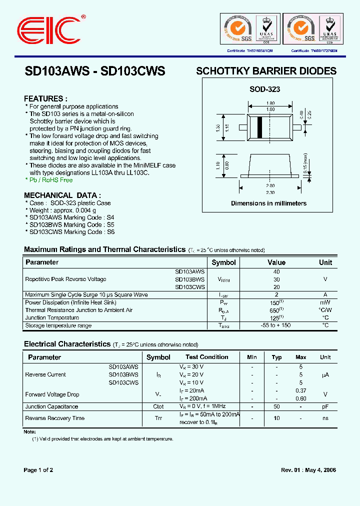 SD103AWS_5011445.PDF Datasheet