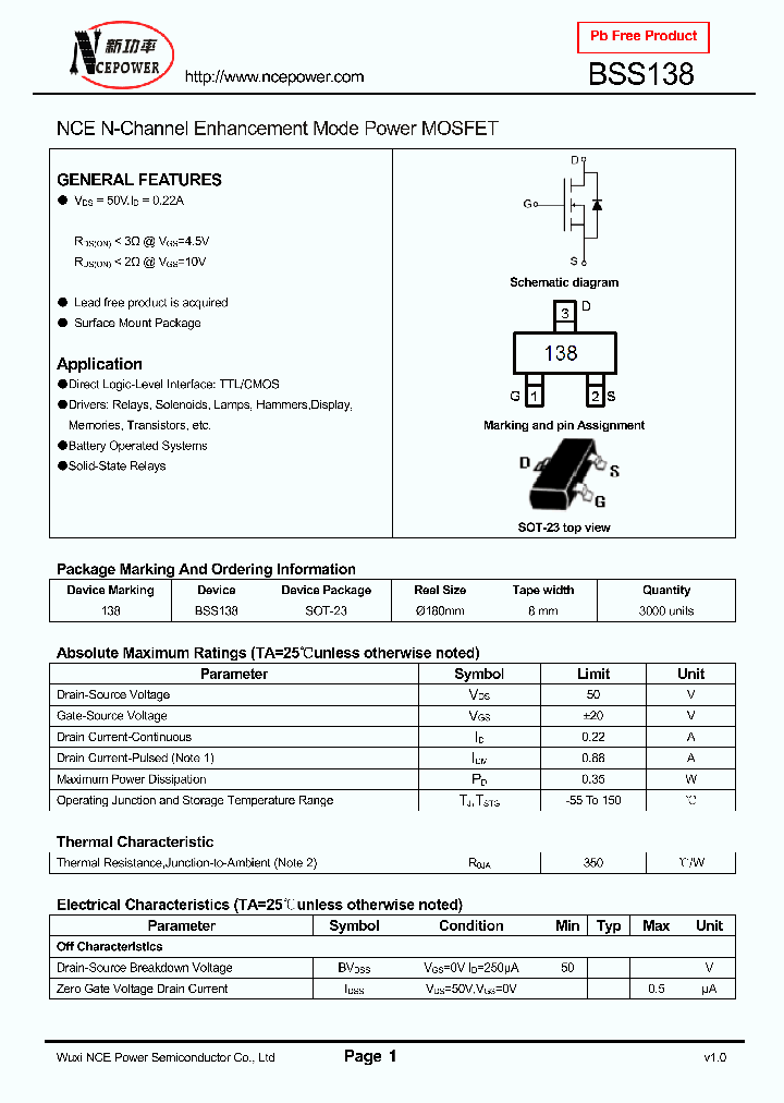 BSS138_5012189.PDF Datasheet