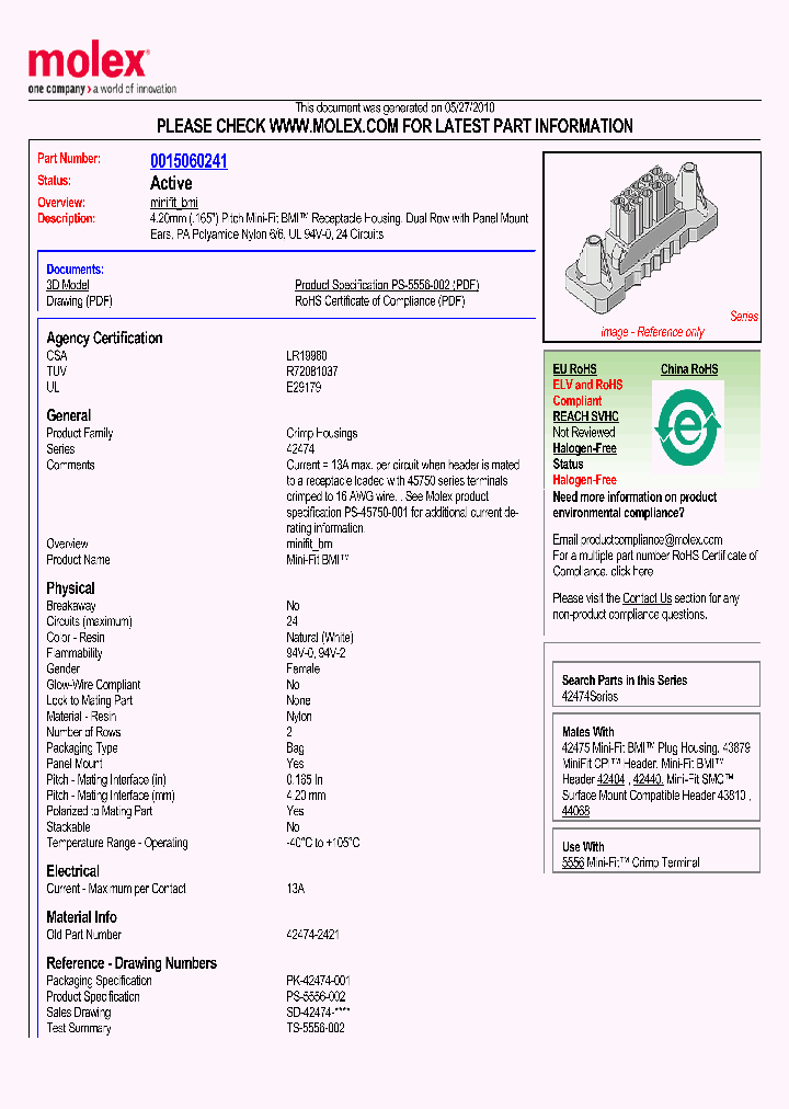 42474-2421_5013503.PDF Datasheet