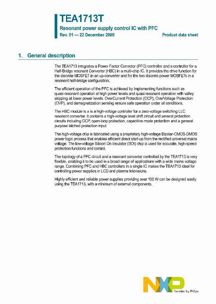 TEA1713T_5013978.PDF Datasheet