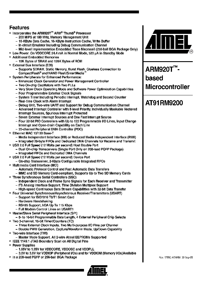 AT91RM9200-QI-002_5014818.PDF Datasheet