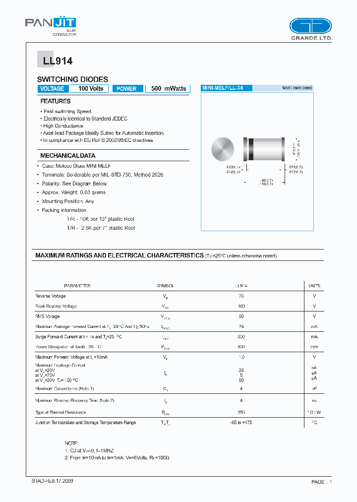 LL914_5015263.PDF Datasheet