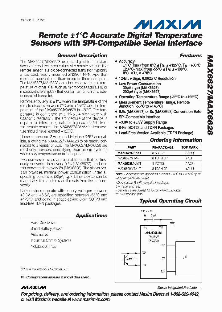 MAX6627_5015802.PDF Datasheet