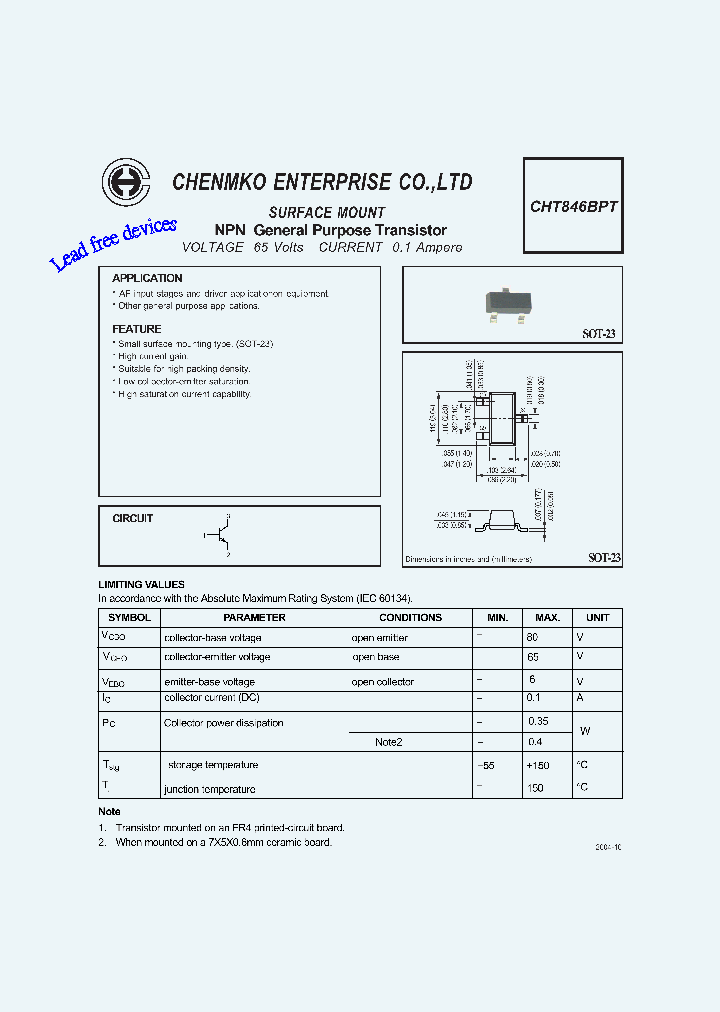 CHT846BPT_5017178.PDF Datasheet