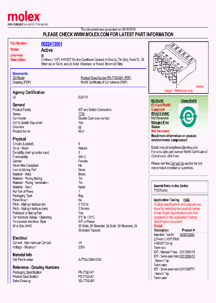0022413061_5017222.PDF Datasheet
