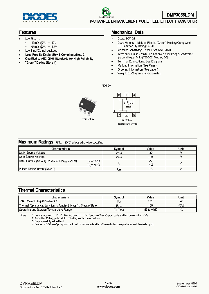 DMP3056LDM-7_5018158.PDF Datasheet