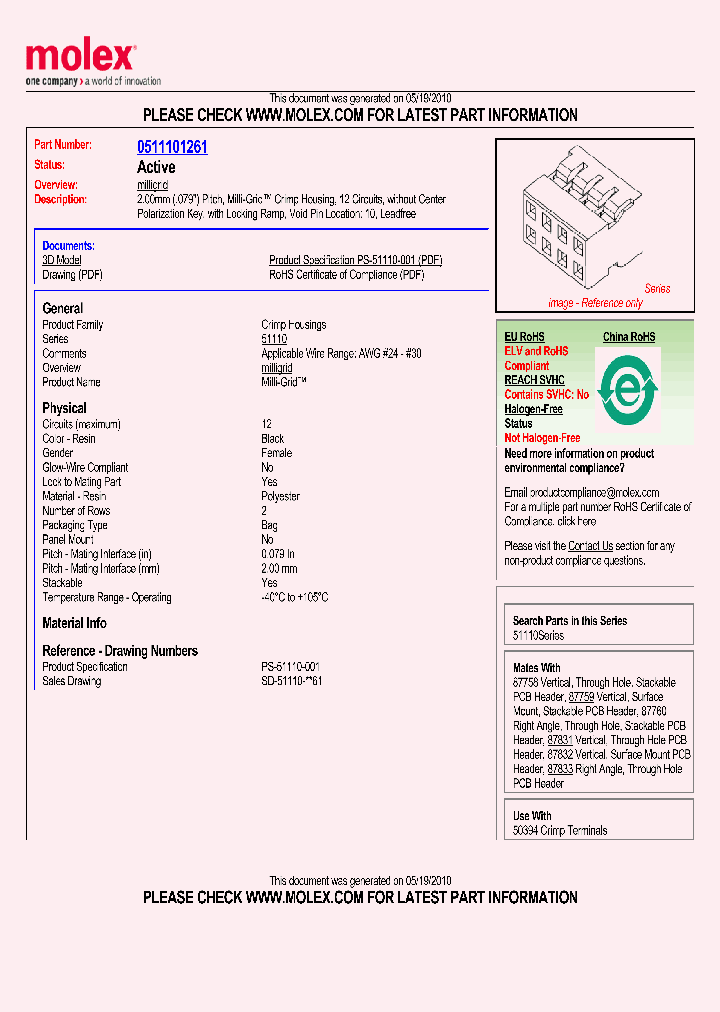 51110-1261_5018463.PDF Datasheet